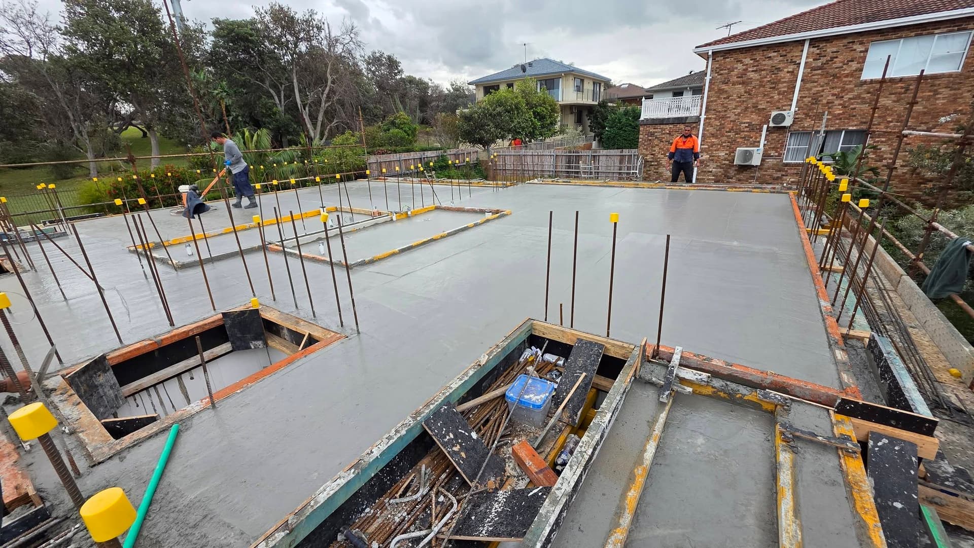 Maroubra First Floor Concrete Pour